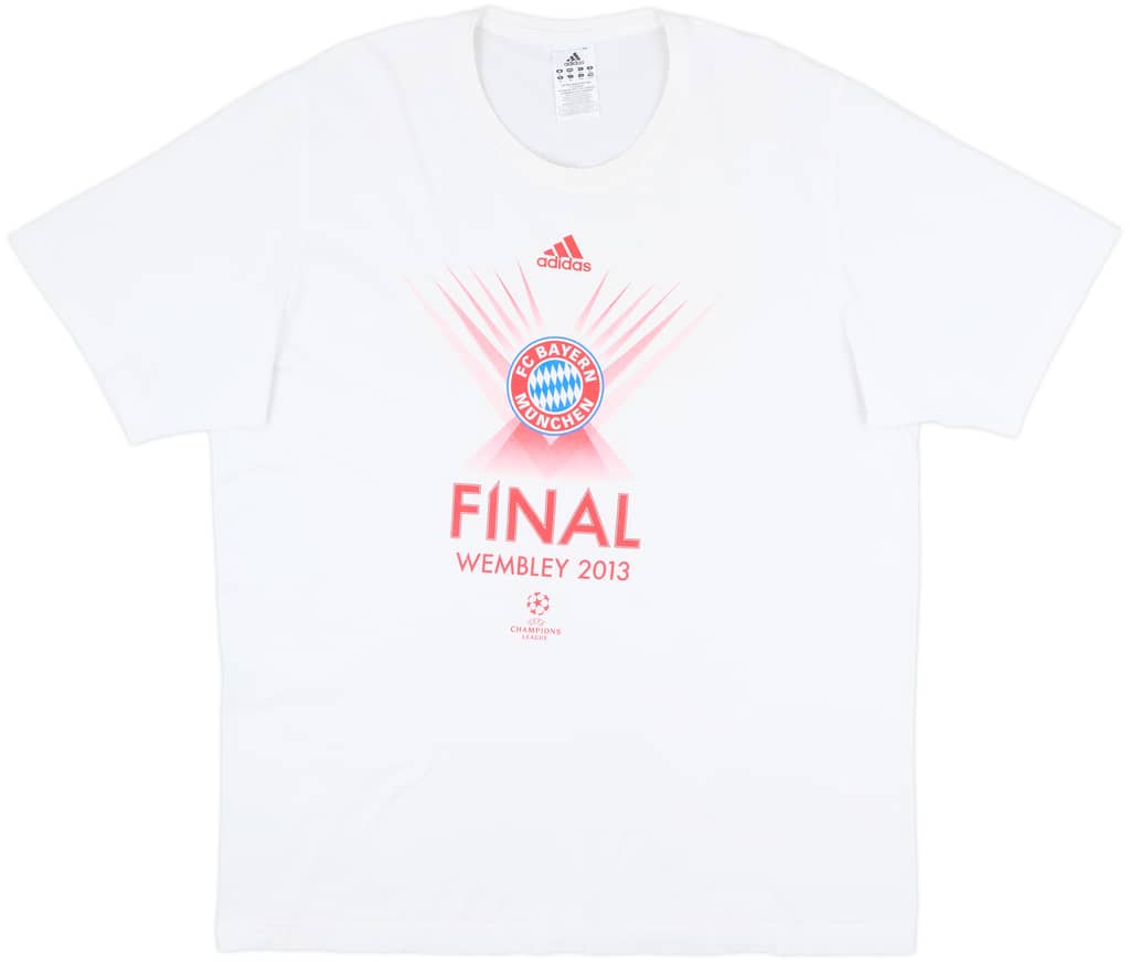 2013-14 Bayern Munich adidas Graphic Tee - 9/10 - (XL)