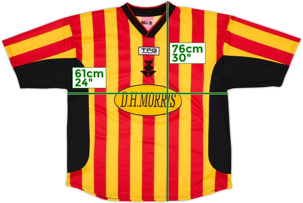 2002-04 Partick Thistle Home Shirt - 9/10 - (XL)