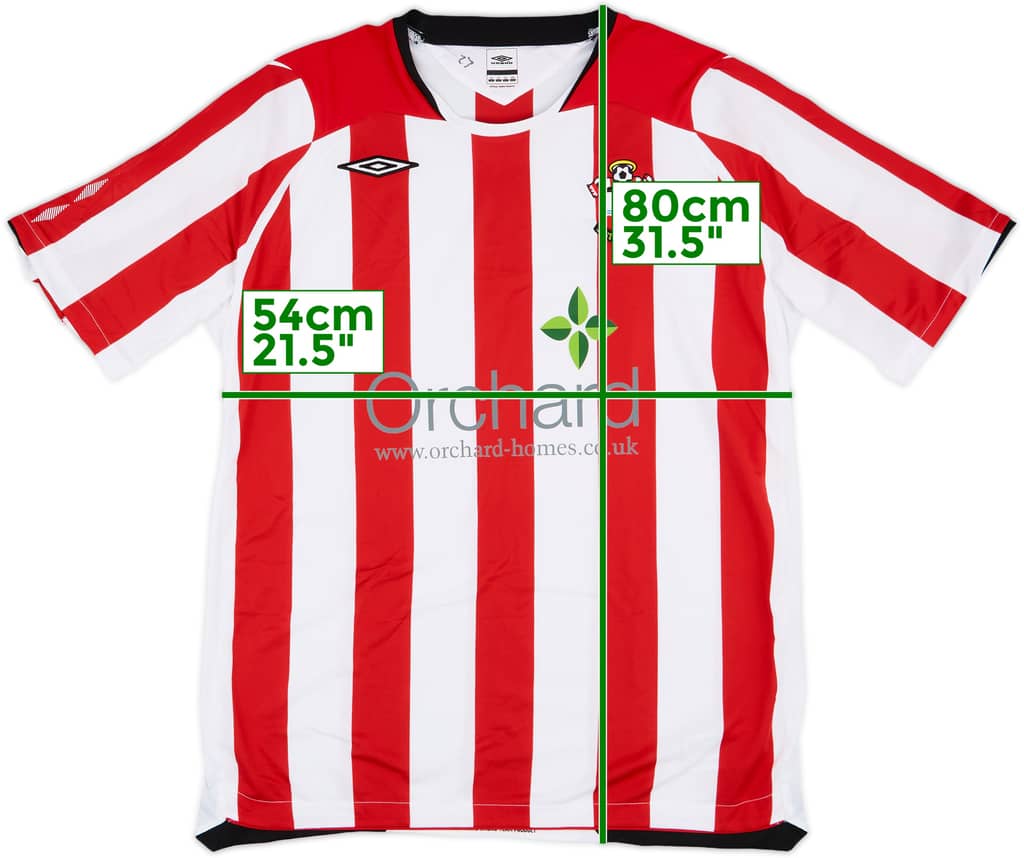 2008-10 Southampton Home Shirt - 9/10 - (XL)