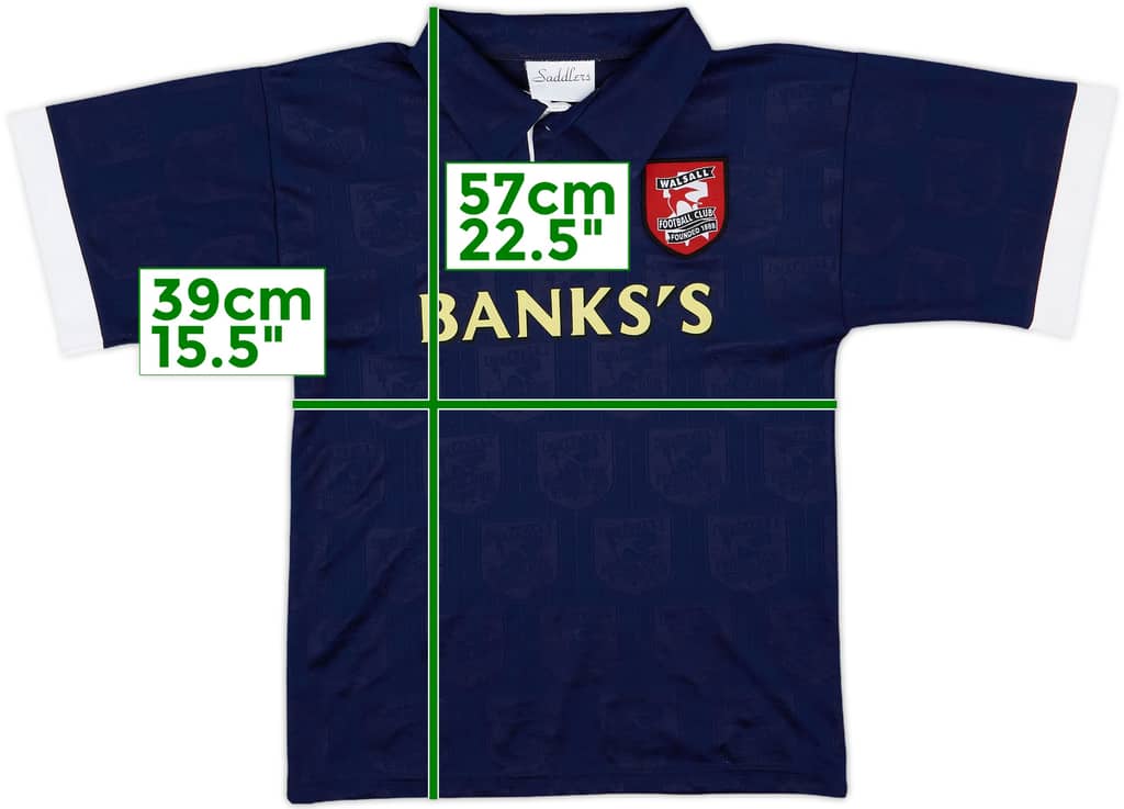 1997-98 Walsall Third Shirt - 8/10 - (M.Boys)