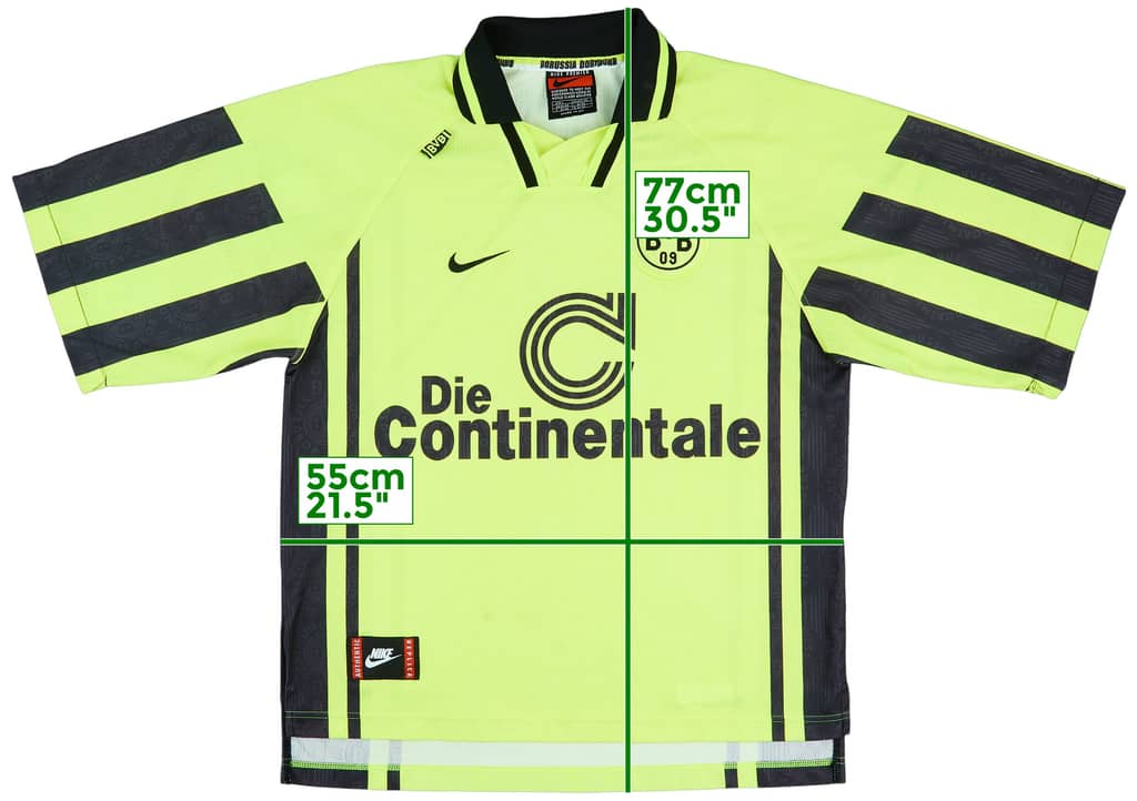 1996-97 Borussia Dortmund Home Shirt - 5/10 - (L)