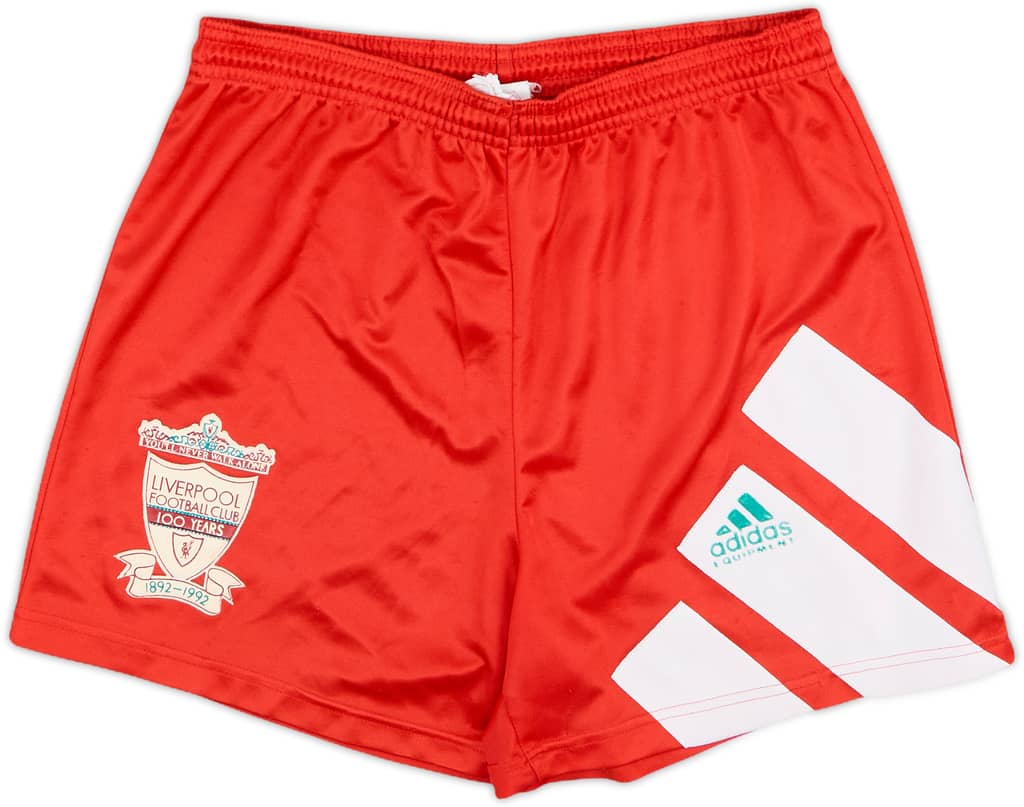 1991-93 Liverpool Home Shorts - 8/10 - (S)