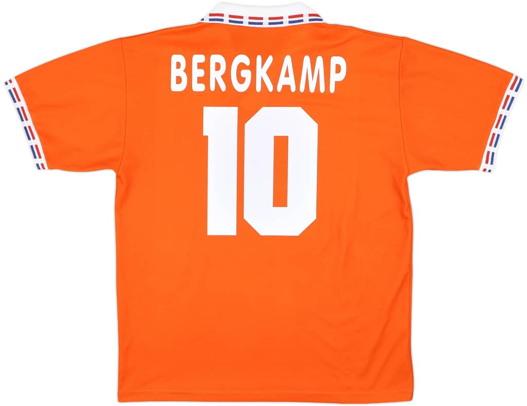 1996 Netherlands Home Shirt Bergkamp #10 - 7/10 - (XL)