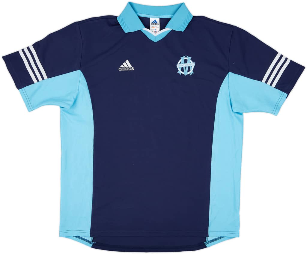 2001-02 Olympique Marseille adidas Training Shirt - 9/10 - (XL)