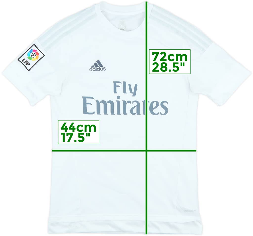 2015-16 Real Madrid Home Shirt - 4/10 - (S)