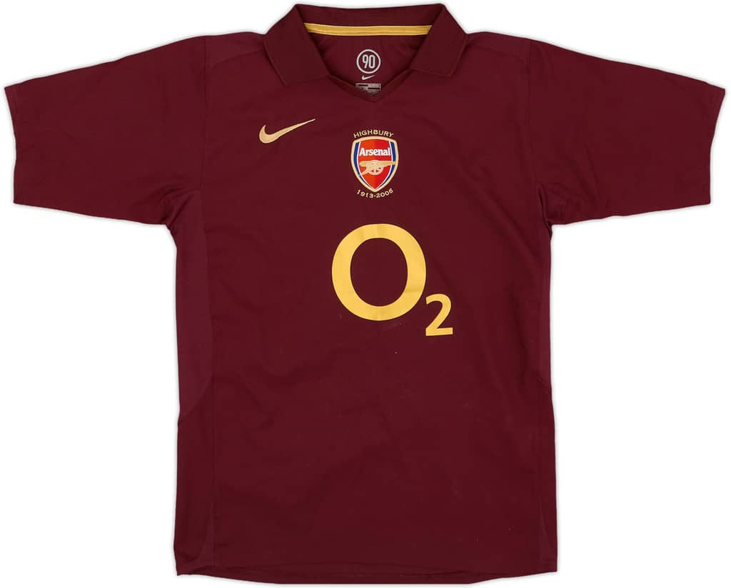2005-06 Arsenal Home Shirt - 8/10 - (L.Boys)
