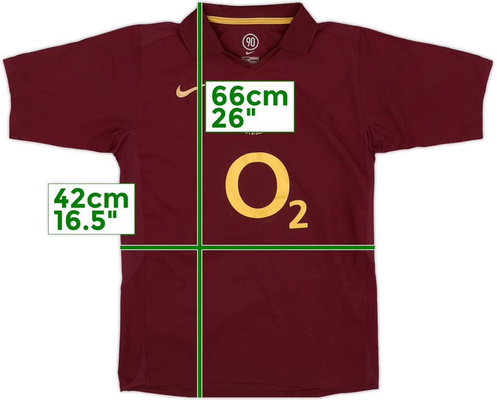 2005-06 Arsenal Home Shirt - 8/10 - (L.Boys)