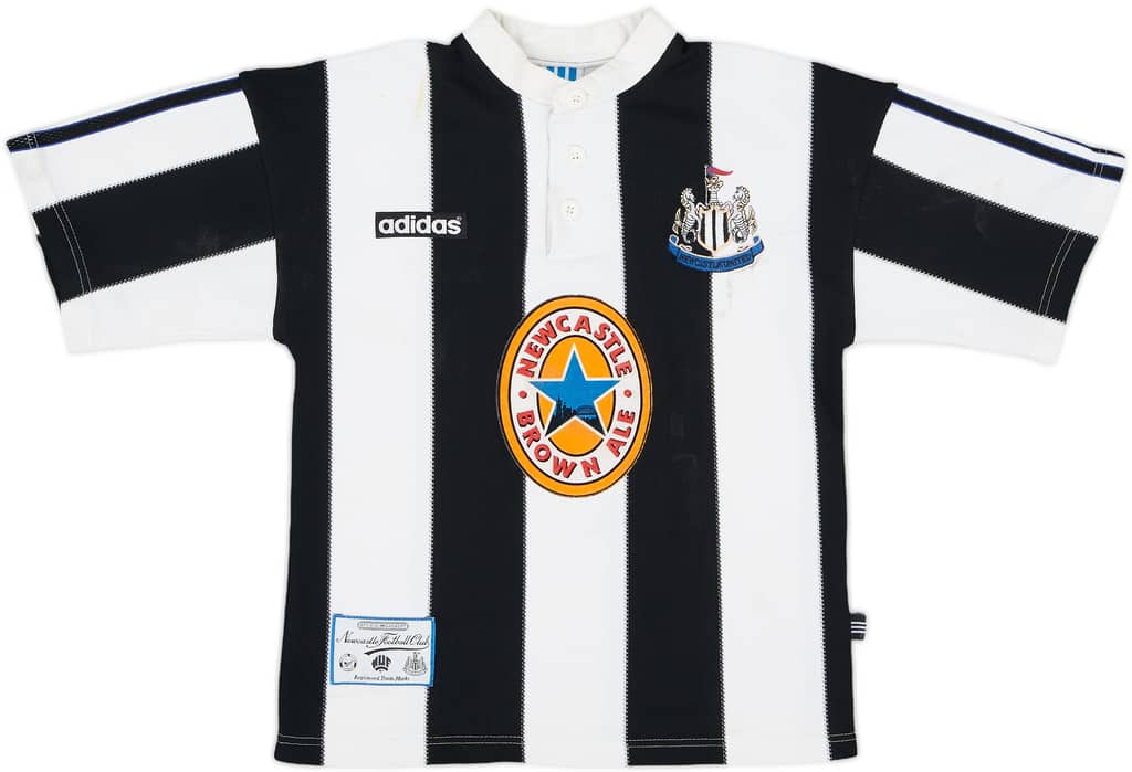 1995-97 Newcastle Home Shirt - 5/10 - (L.Boys)