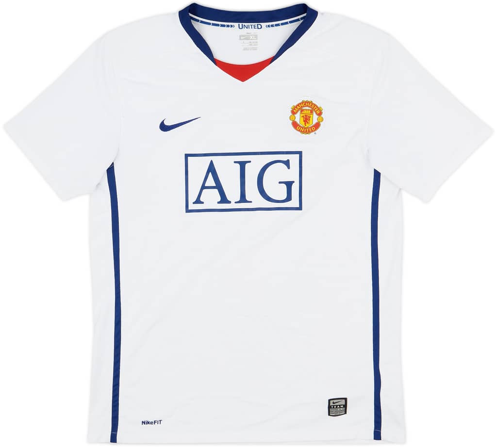 2008-10 Manchester United Away Shirt - 6/10 - (XL.Boys)