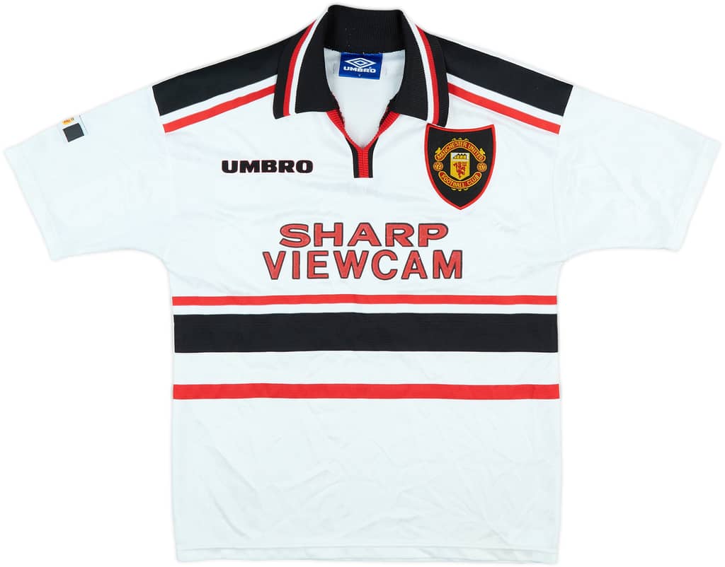1997-99 Manchester United Away Shirt - 8/10 - (XL.Boys)