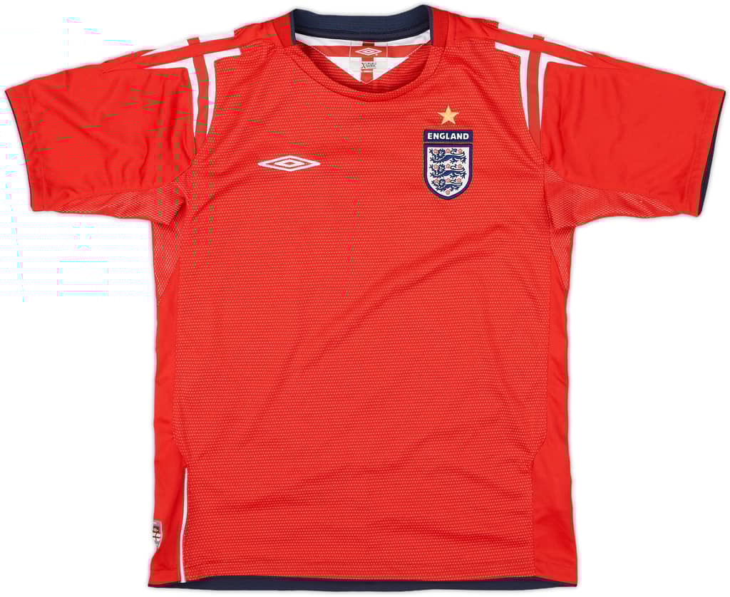 2004-06 England Away Shirt - 9/10 - (M.Boys)