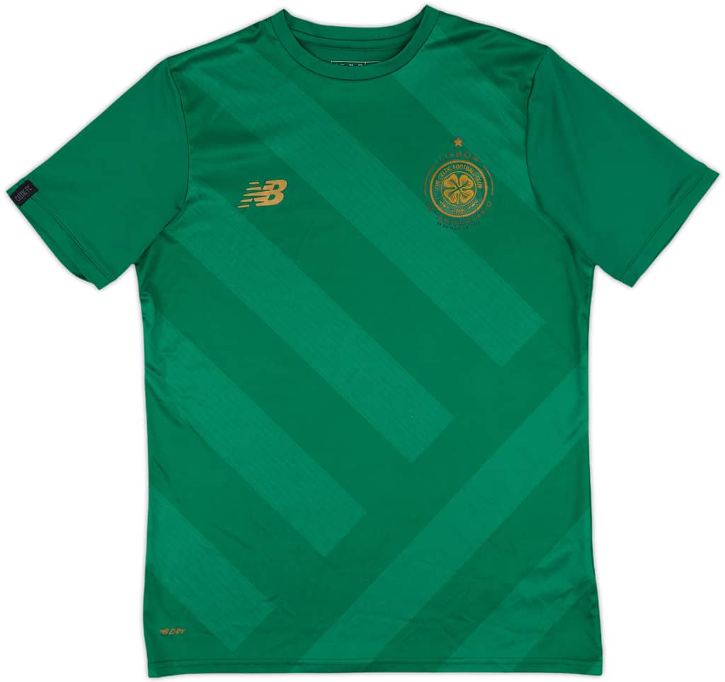 2017-18 Celtic New Balance Training Shirt - 9/10 - (XL.Boys)