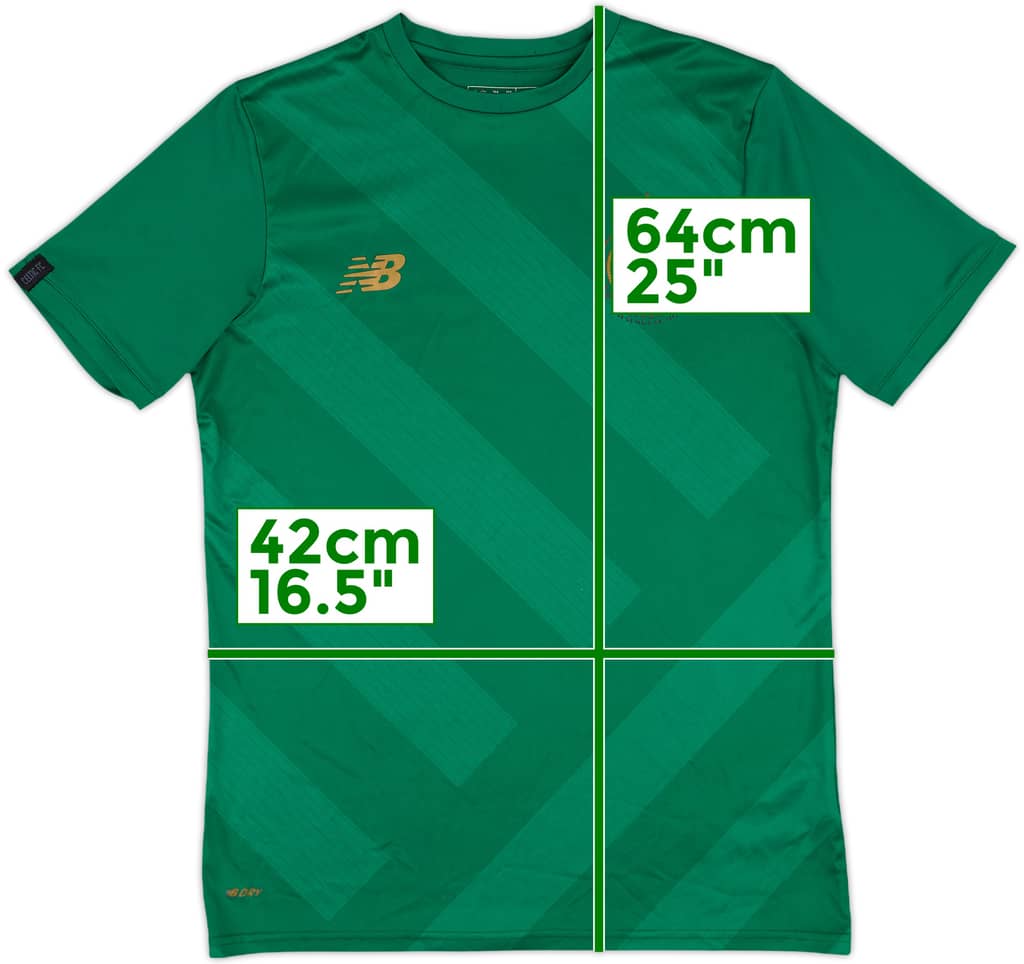 2017-18 Celtic New Balance Training Shirt - 9/10 - (XL.Boys)