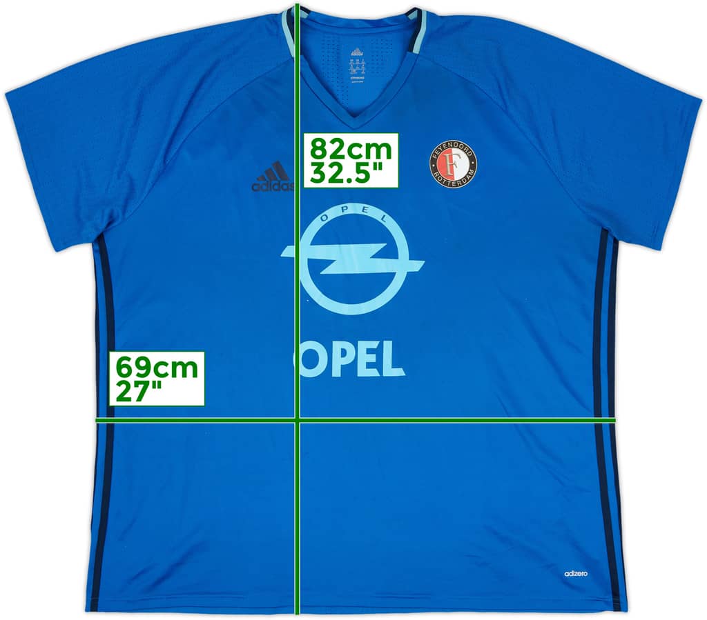 2016-17 Feyenoord adizero Training Shirt - 9/10 - (3XL)