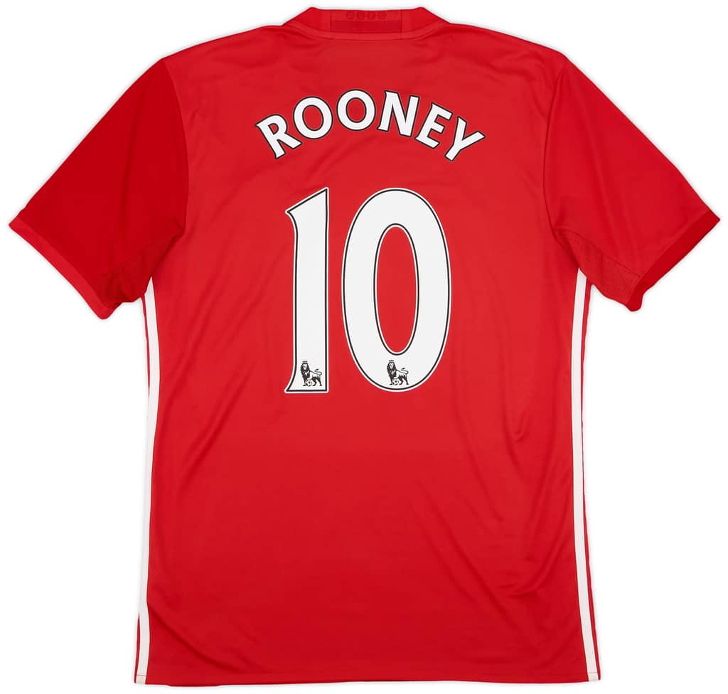 2016-17 Manchester United Home Shirt Rooney #10 - 8/10 - (S)