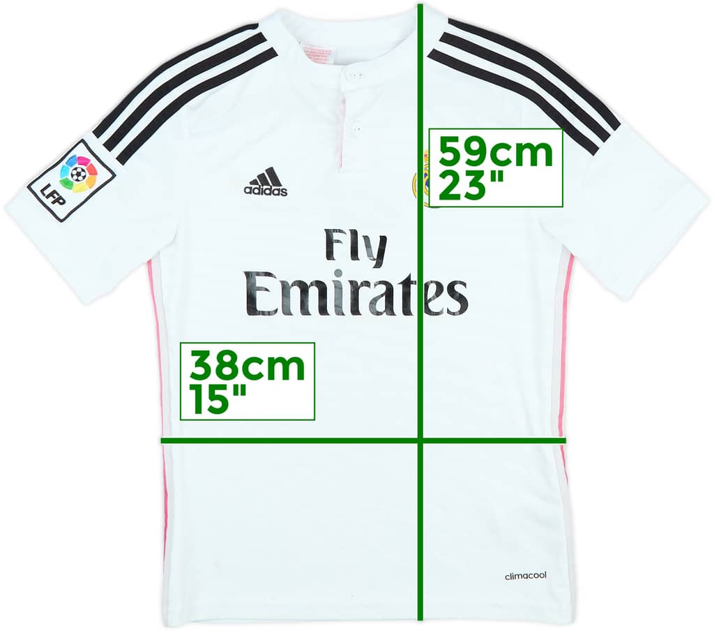 2014-15 Real Madrid Home Shirt - 5/10 - (M.Boys)