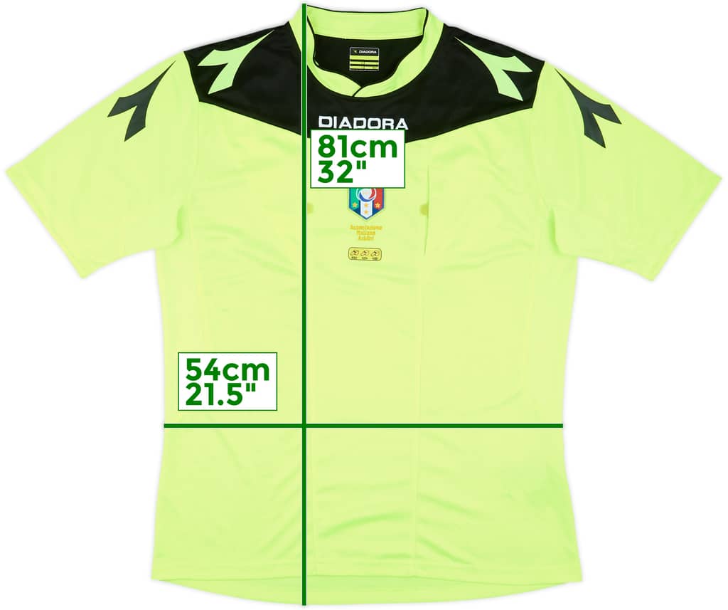2015-16 Italy Diadora Referee Shirt - 9/10 - (L)
