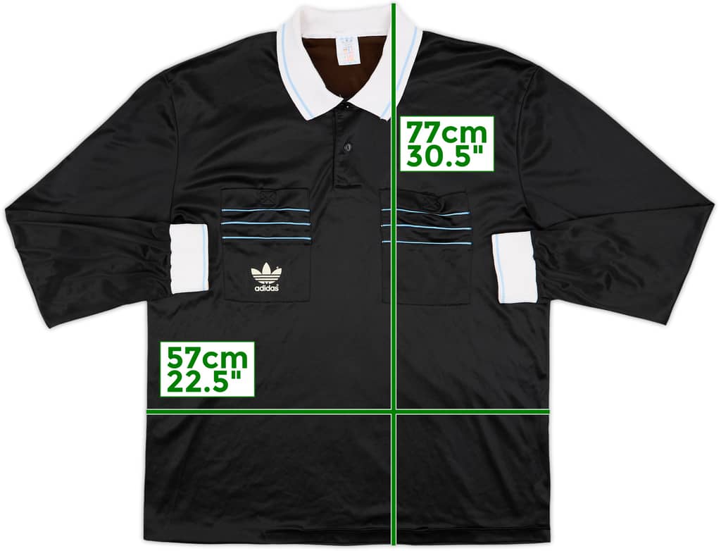1990s adidas Referee L/S Shirt - 9/10 - (L/XL)