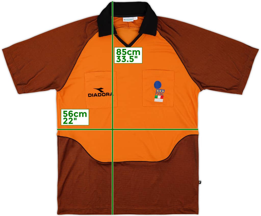 2002-03 Italy Diadora Referee Shirt - 9/10 - (XL)