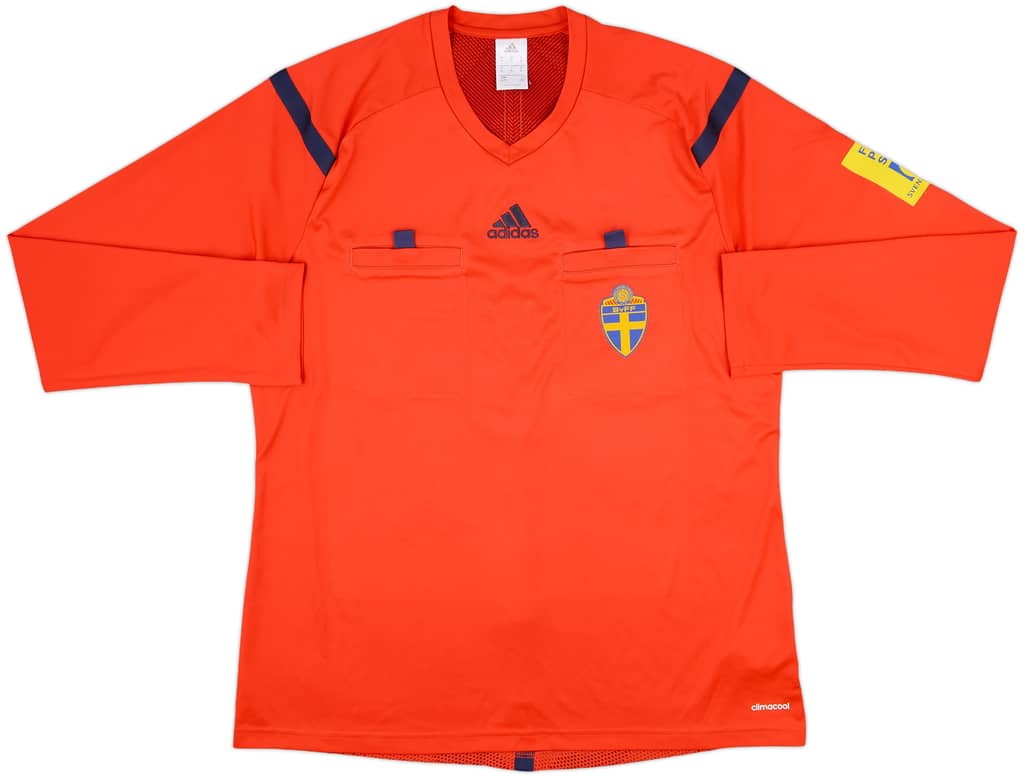 2014-15 Swedish FA adidas Referee L/S Shirt - 10/10 - (XL)