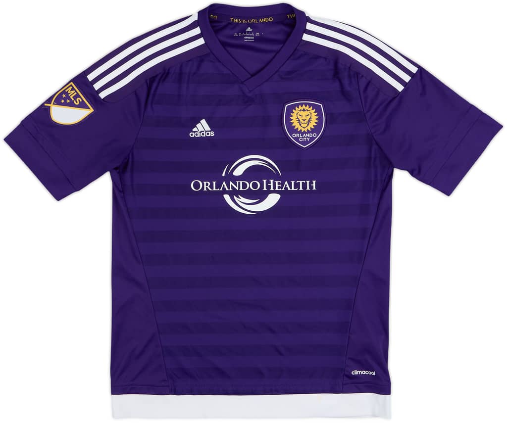 2016 Orlando City Home Shirt - 8/10 - (XL.Boys)