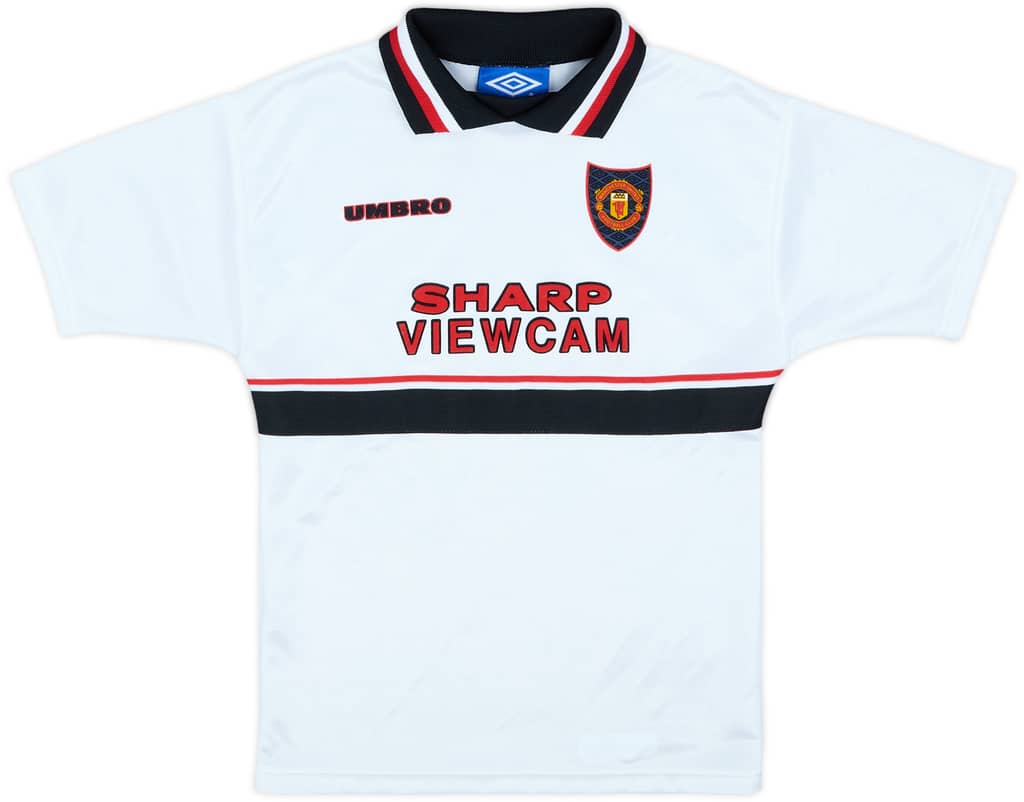 1997-99 Manchester United Away Shirt - 8/10 - (S.Boys)