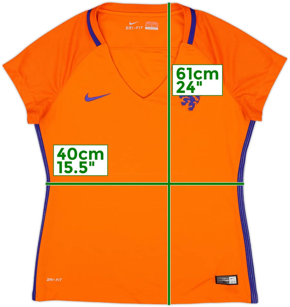 2016-17 Netherlands Home Shirt - 9/10 - (Women's M)