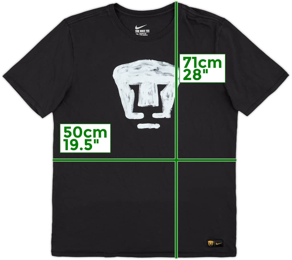 2016-17 UNAM Pumas Nike Graphic Tee - 9/10 - (L)