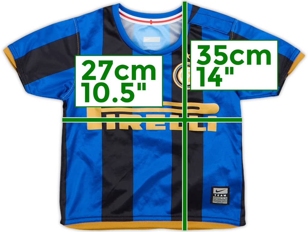 2008-09 Inter Milan Home Shirt - 9/10 - (6-12 Months)