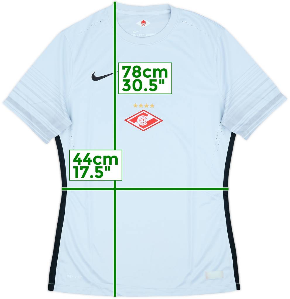 2015-16 Spartak Moscow Authentic GK Shirt - 7/10 - (M)