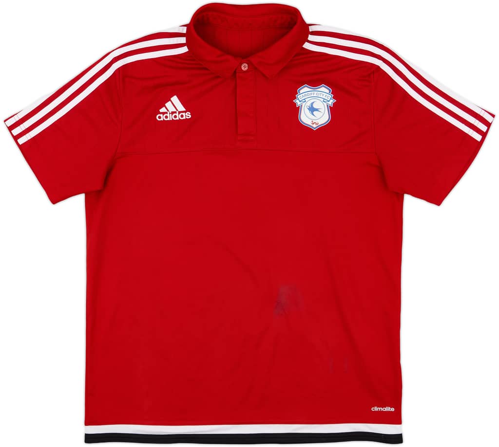 2016-17 Cardiff adidas Polo Shirt - 7/10 - (M)