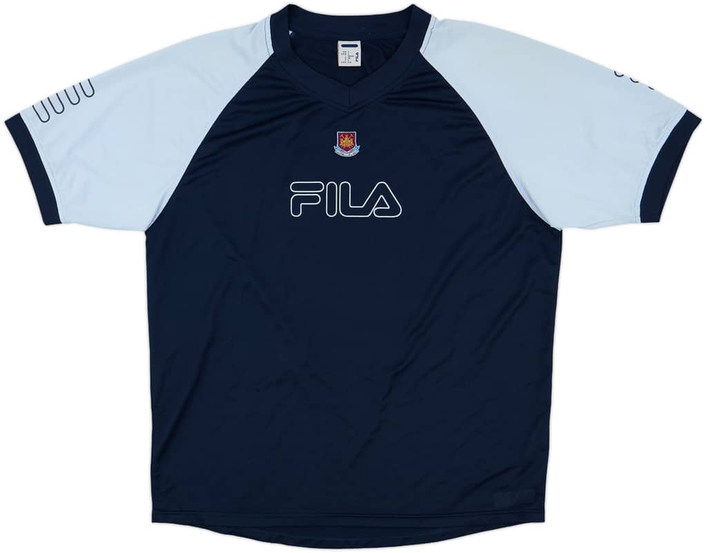 2001-02 West Ham Fila Training Shirt - 9/10 - (L)
