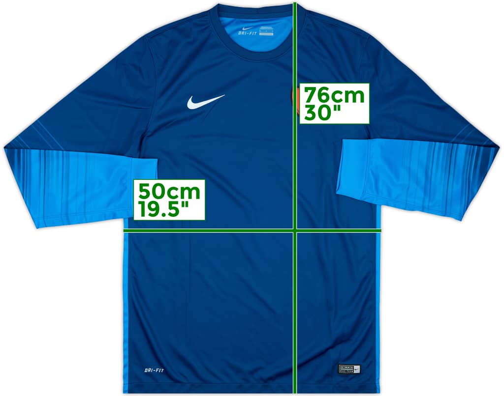 2016-17 San Lorenzo Nike Training L/S Shirt - 9/10 - (M)