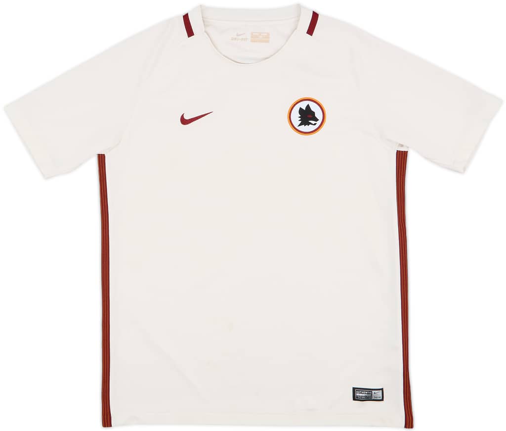 2016-17 Roma Away Shirt - 9/10 - (XL.Boys)