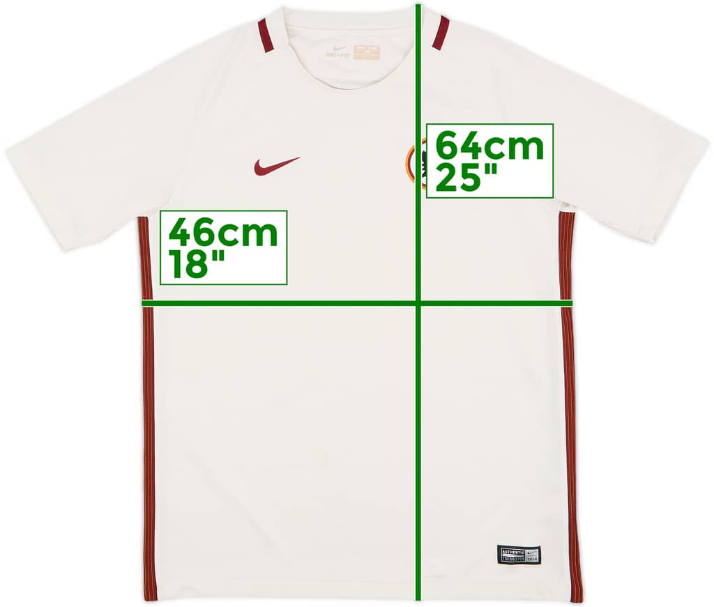 2016-17 Roma Away Shirt - 9/10 - (XL.Boys)