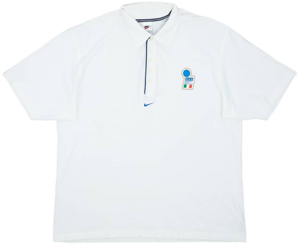 1997-98 Italy Nike Polo Shirt - 7/10 - (L)