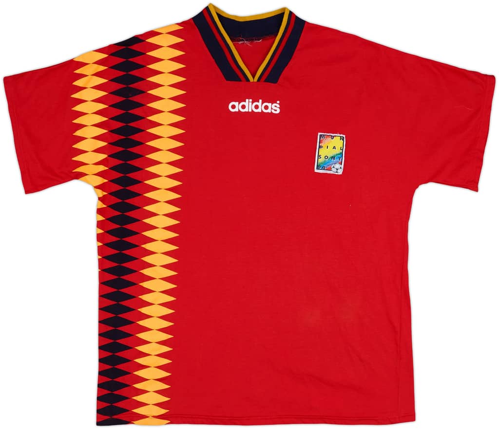 1994 Spain adidas World Cup 94 Camiseta - 8/10 - (L)
