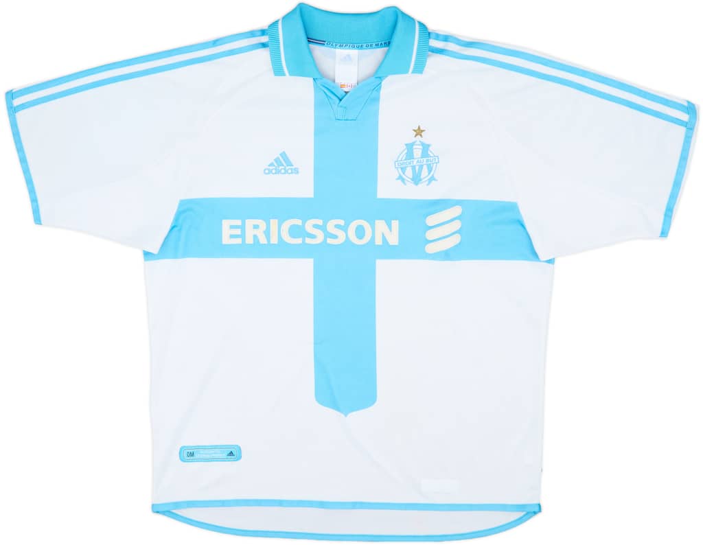 2000-01 Olympique Marseille Home Shirt - 7/10 - (L)