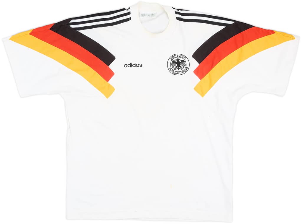 1992-94 Germany adidas Camiseta de algodón - 6/10 - (M)