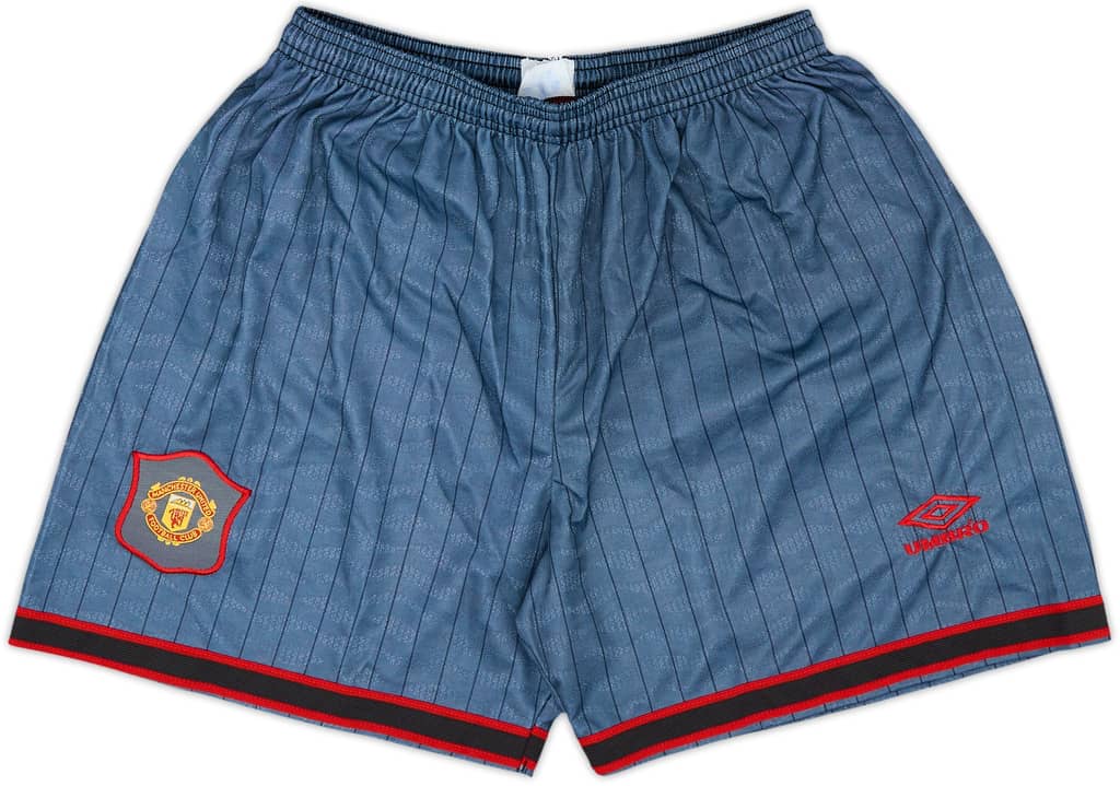 1995-96 Manchester United Away Shorts - 9/10 - (XL)