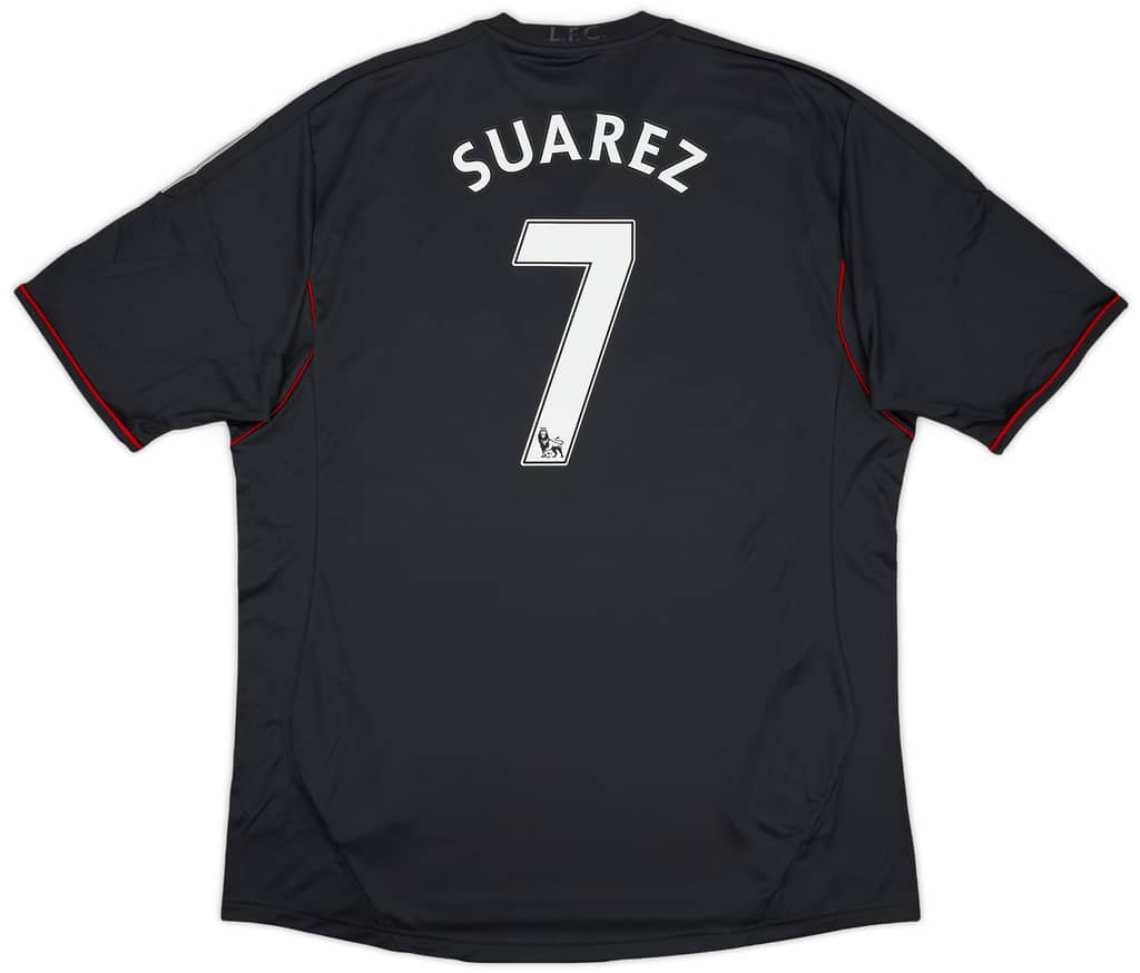 2011-12 Liverpool Away Shirt Suarez #7