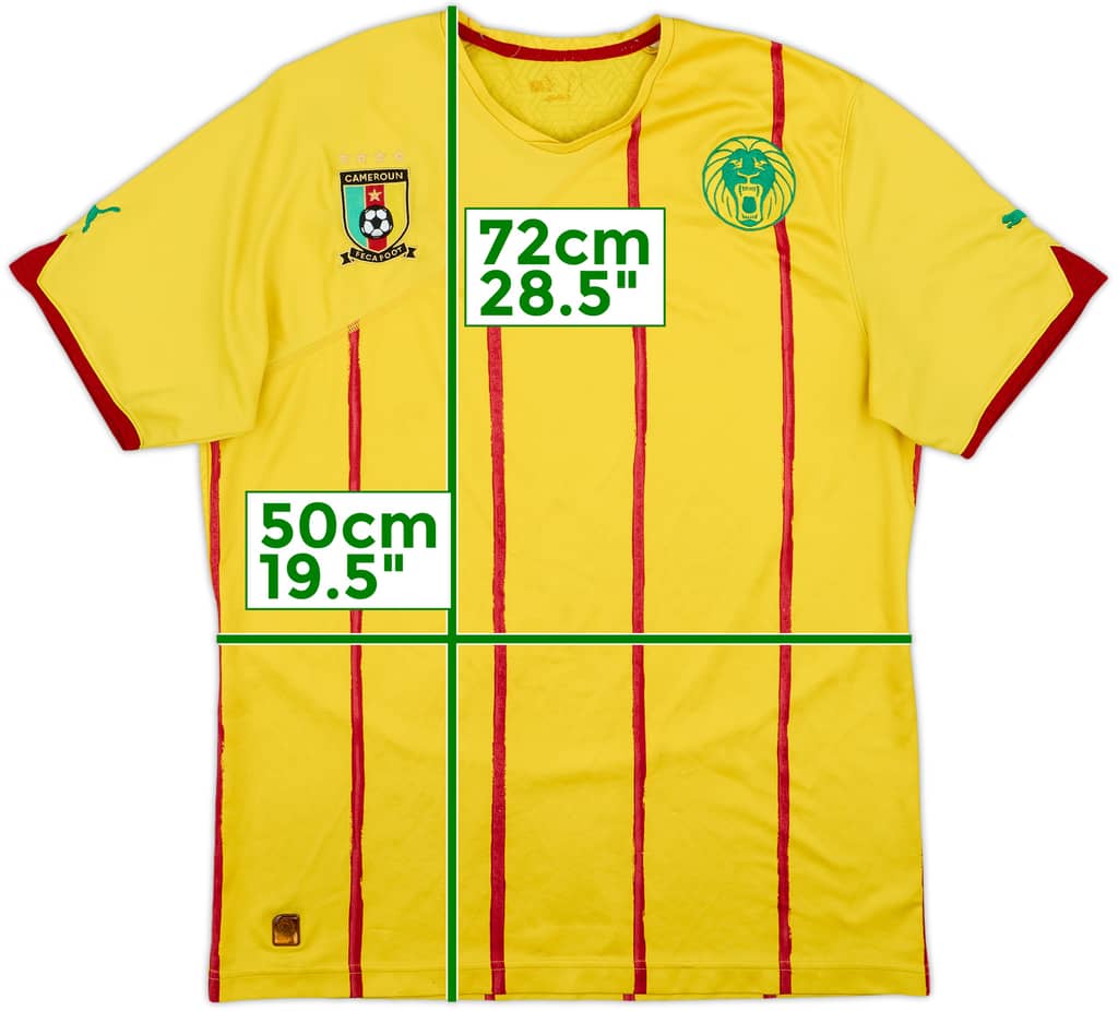Camiseta de visitante de Cameroon 2010-11 - 6/10 - (M)