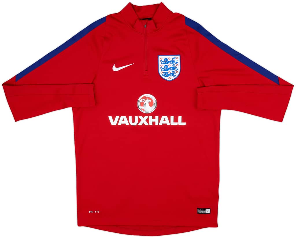 2016-17 England Nike 1/4 Zip Training Top - 10/10 - (M)