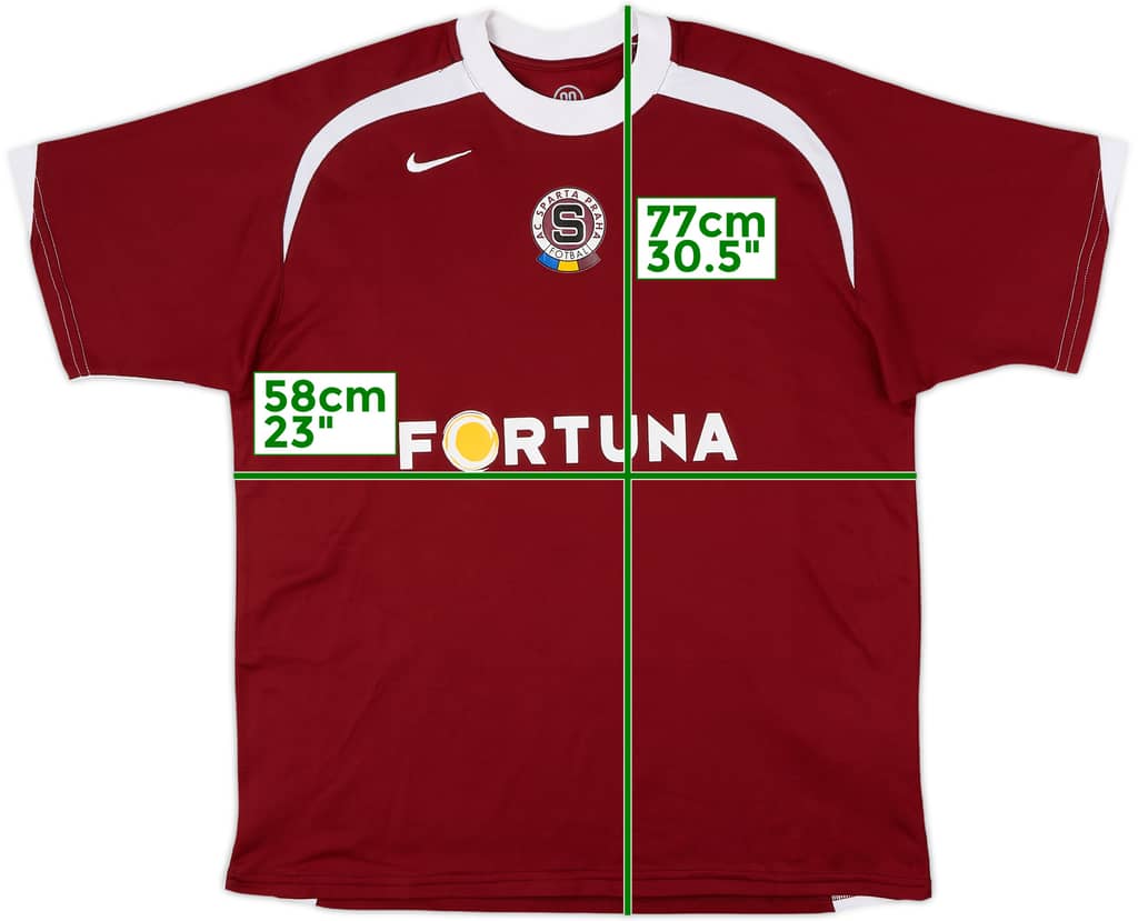 2006-07 Sparta Prague Home Shirt - 8/10 - (XL)