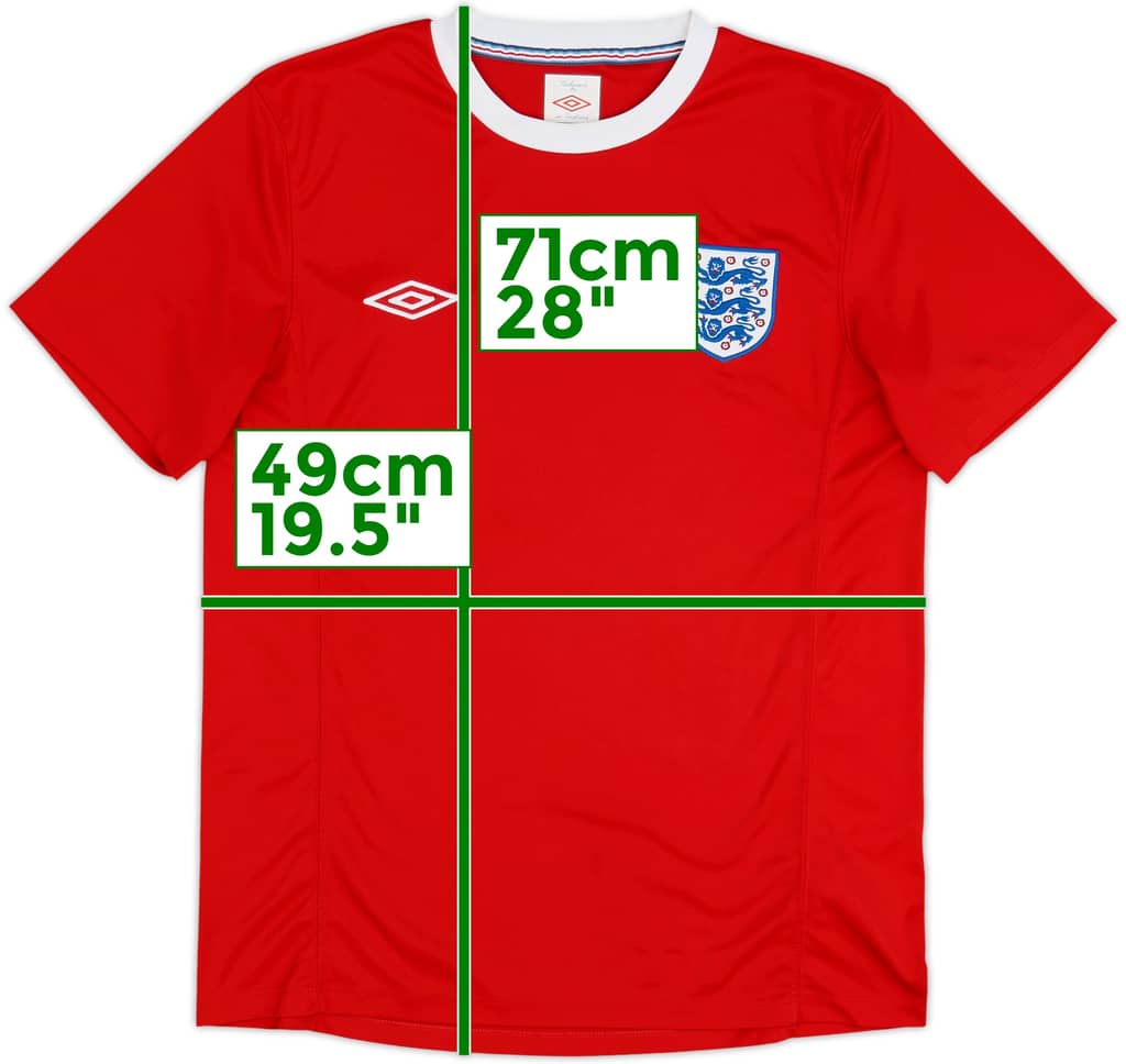 2010-11 Inglaterra Umbro Camiseta de Entrenamiento - 7/10 - (M)