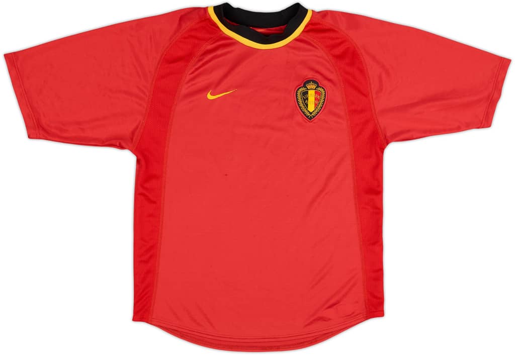 2000-02 Belgium Home Shirt - 8/10 - (L.Boys)