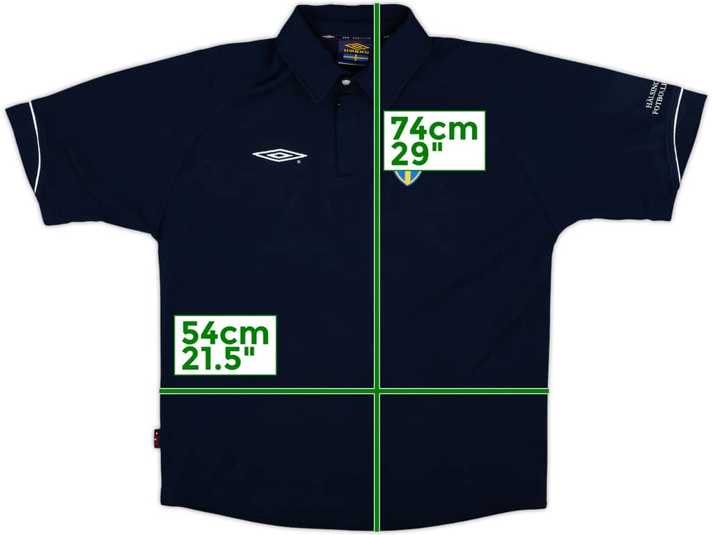 Polo Umbro de Suecia 2004-05 - 8/10 - (L)