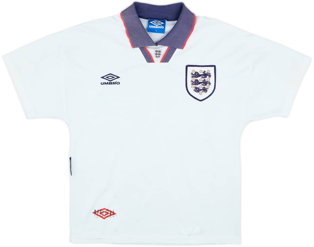 1993-95 England Home Shirt - 6/10 - (S)