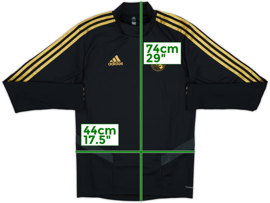 2019-20 Real Madrid adidas Drill Top - 10/10 - (XS)