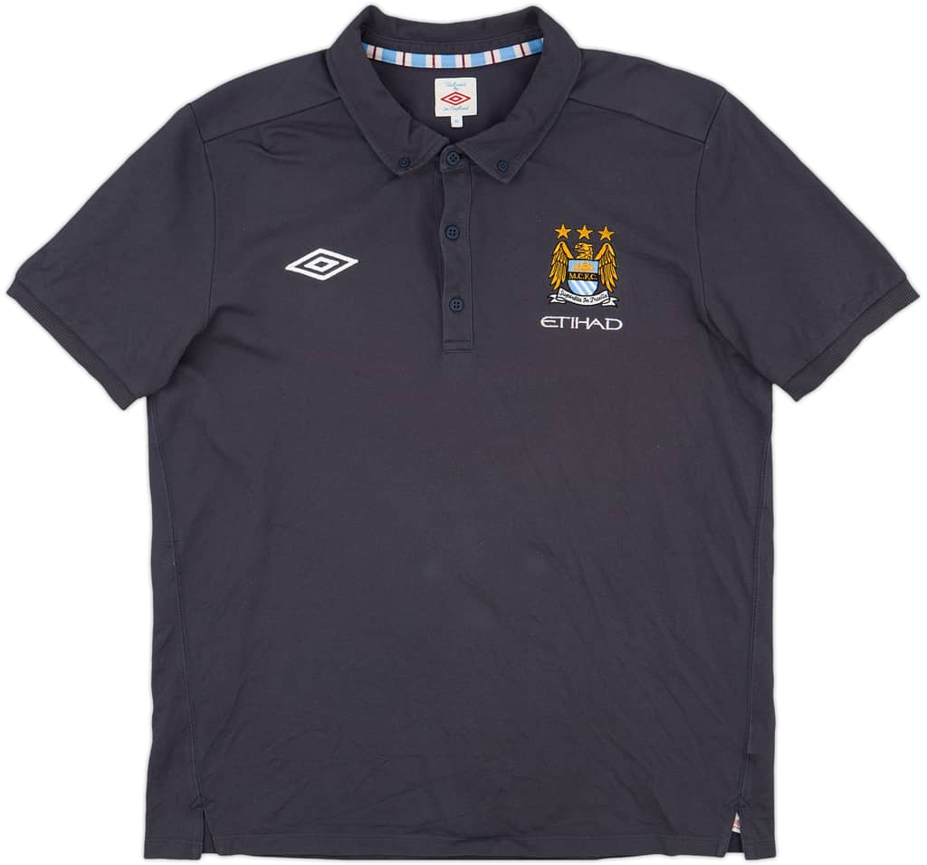 2010-11 Manchester City Umbro Polo Shirt - 7/10 - (XL)